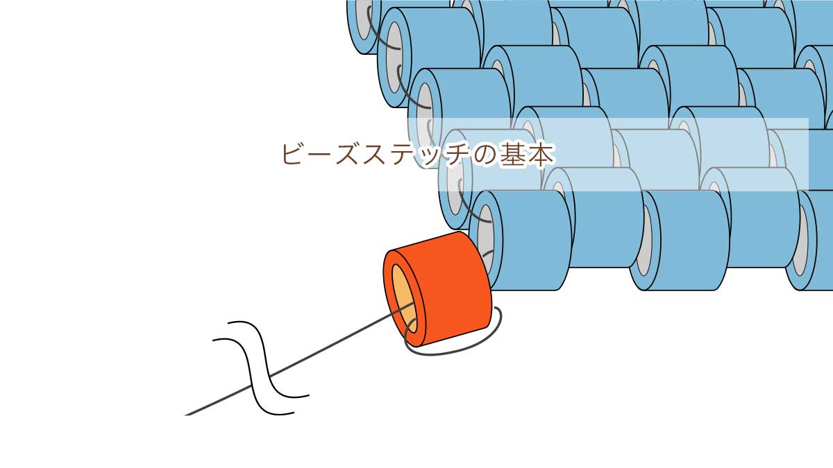 ビーズステッチの基本