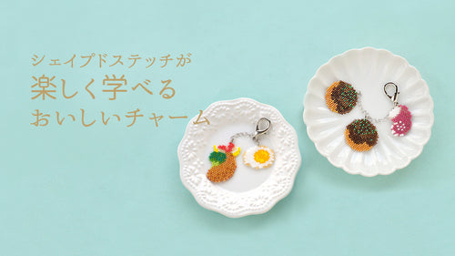 シェイプドステッチが楽しく学べるおいしいチャーム