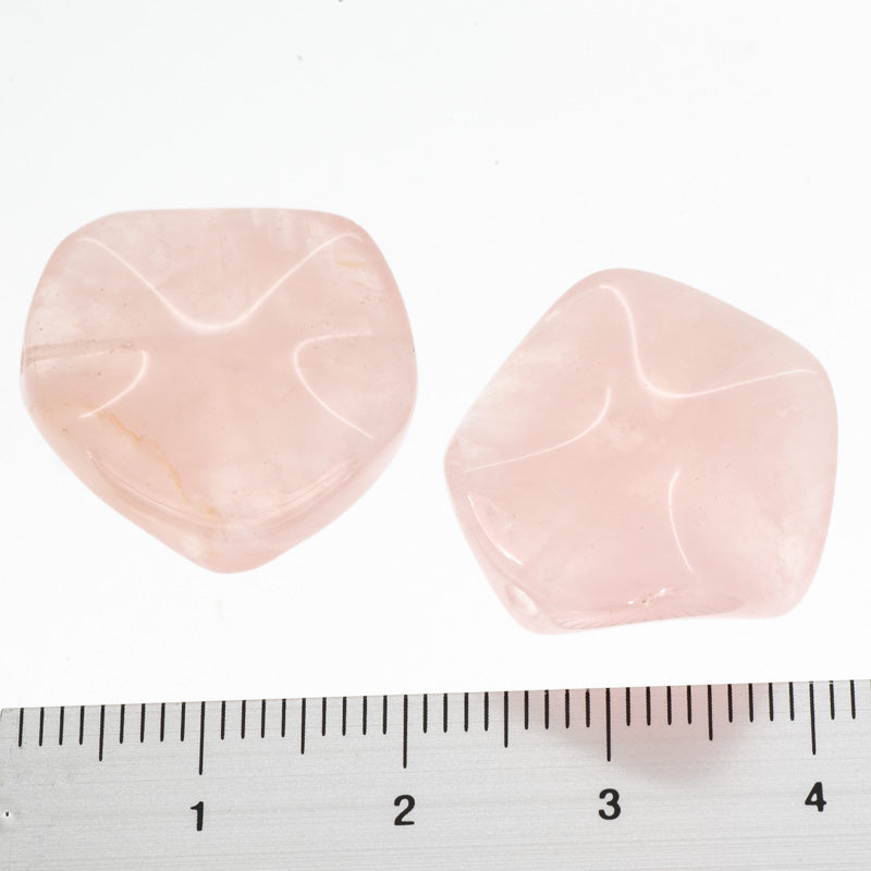 ローズクォーツ（表面ウェーブ）