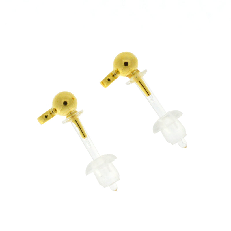 樹脂ピアス(3mm玉カン付)