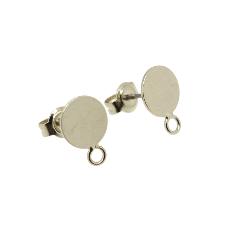 ピアス(8mm平皿カン付)