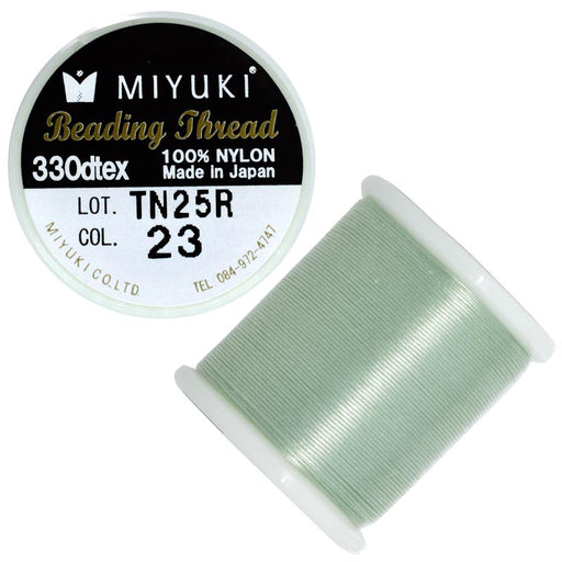 ビーズステッチ糸（約#40）セージ