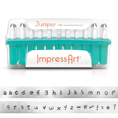 レタースタンプ　Juniper　小文字