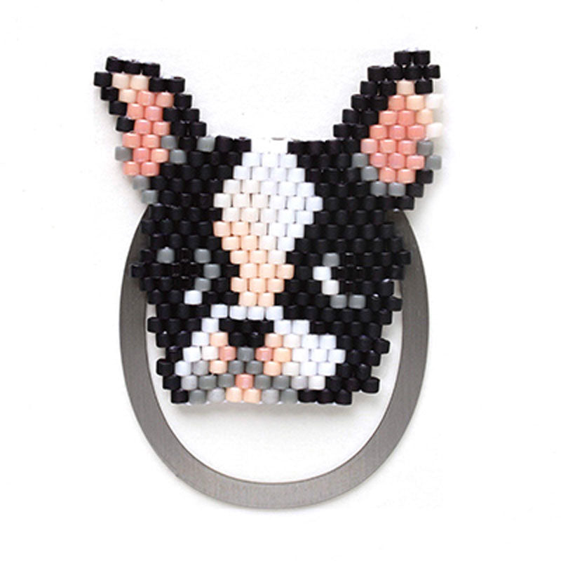 No.526 オーダーマスク　フレンチ　ブルドック キャンプ　ハンドメイド アニマルクリップキット(フレンチブルドッグ) — BEADSFACTORY ANNEX