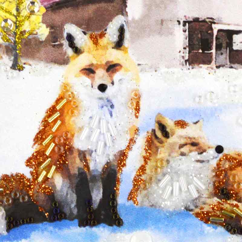 ビーズデコール<きたきつね(北海道)>