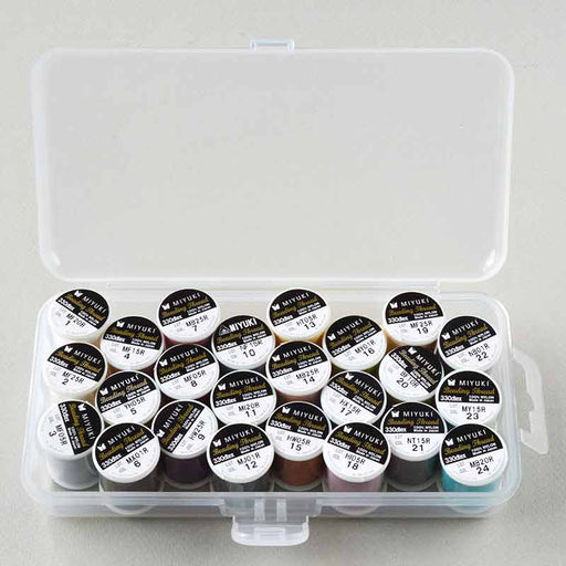 ビーズステッチ糸 24色セット