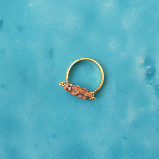 ハンドメイドの材料紹介「「ラッコのリング」の材料」