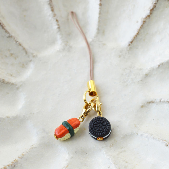 ハンドメイドの材料紹介「「好物ストラップ」の材料」