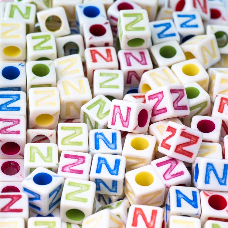 イニシャルビーズ （N）