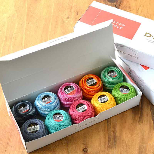 DMCコットンパール8番糸 10色セット