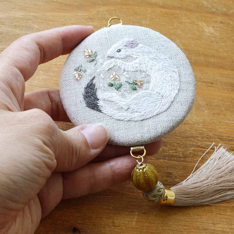 Stoat Charm（まるっとオコジョのチャーム）