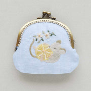 Foodie Mouse Purse（くいしんぼうネズミのがま口）