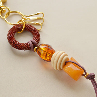 チューブラーペヨーテリングのキーチャーム