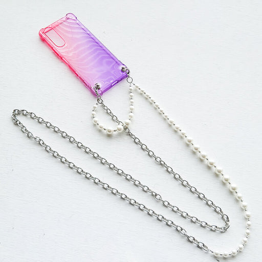 ハンドメイドの材料紹介「「スマホショルダー（パールチェーン）」の材料」