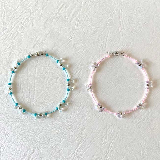 ハンドメイドの材料紹介「「パステルカラーのブレスレット」の材料」