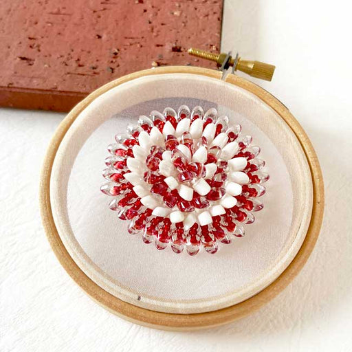 ハンドメイドの材料紹介「「ダリアの刺繍」の材料」