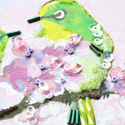 ビーズデコール<メジロと桜>