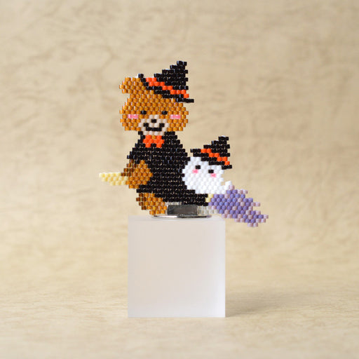 ハンドメイドの材料紹介「「空飛ぶももちゃんステッチスタンドタイプ」の材料」