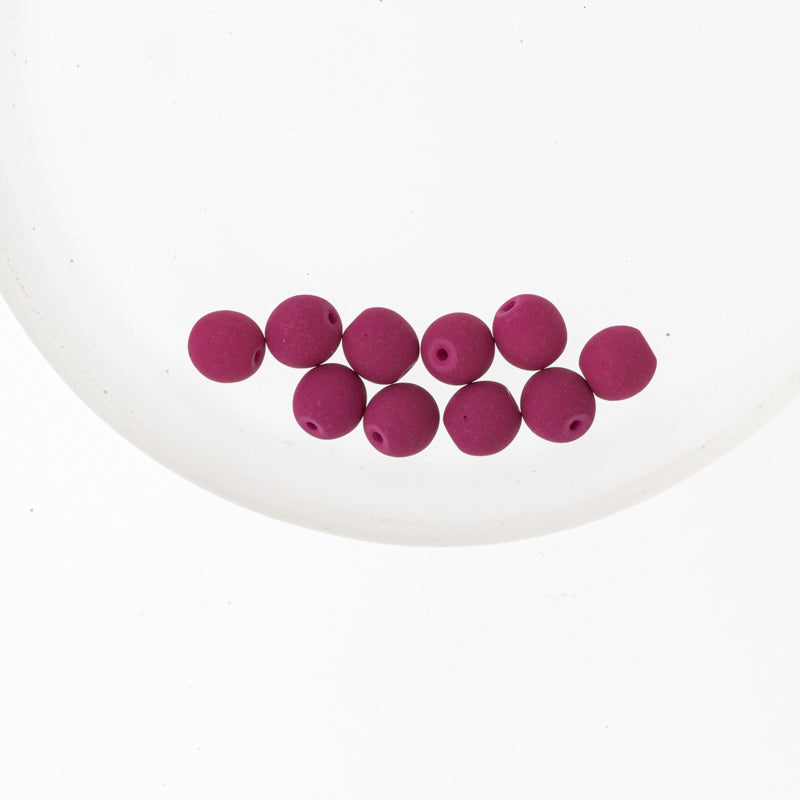 チェコビーズ(ベルベットカラー)4mm