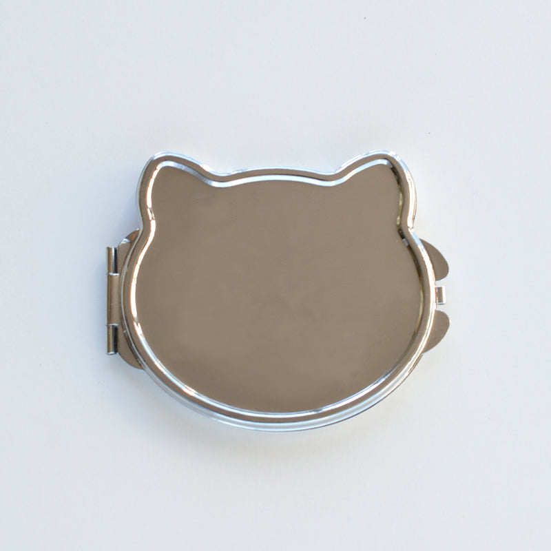 コンパクトミラー(猫型・丸耳)