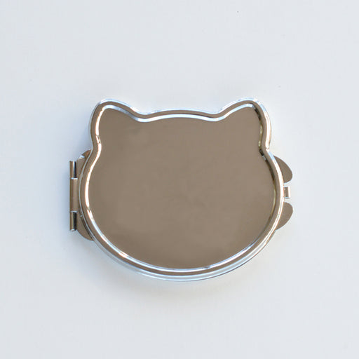 コンパクトミラー(猫型・丸耳)