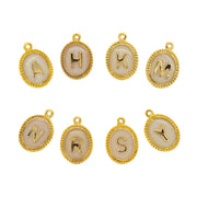 アルファベットチャーム（ホワイト・G）