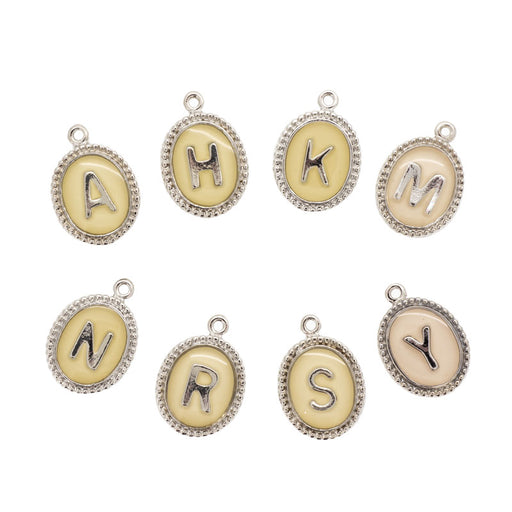 アルファベットチャーム（ホワイト・S）