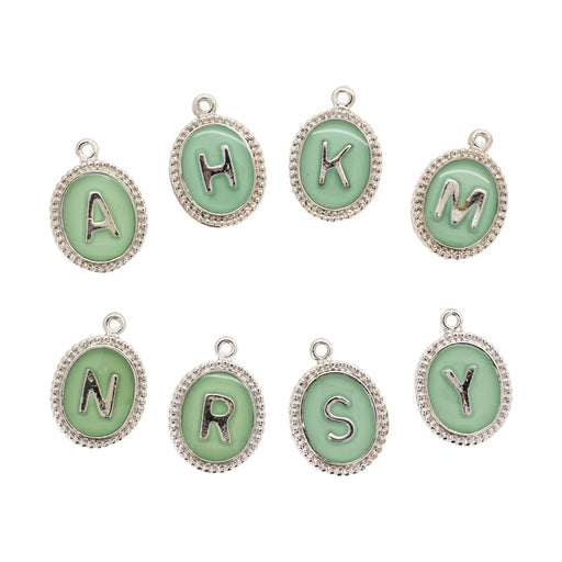 アルファベットチャーム（ミントグリーン・S）