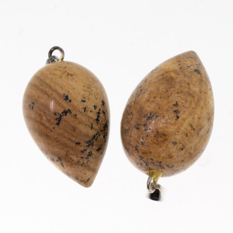 天然石（ドロップ・バチカン付き）