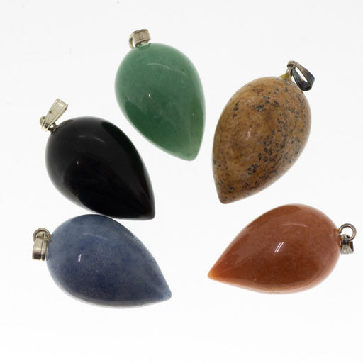 天然石（ドロップ・バチカン付き） 10:ピクチャージャスパー