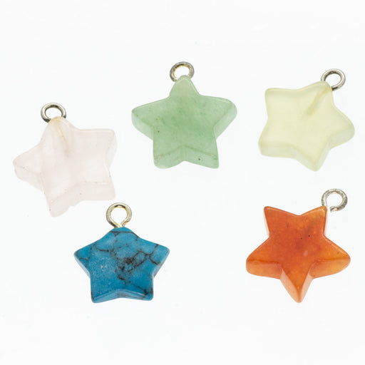 天然石（スター・カン付き） 2:ローズクォーツ