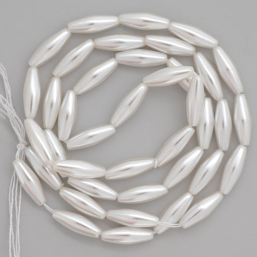 白パール(ナツメ 4×12mm) 