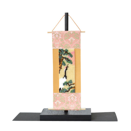 ビーズ織りミニ掛け軸台