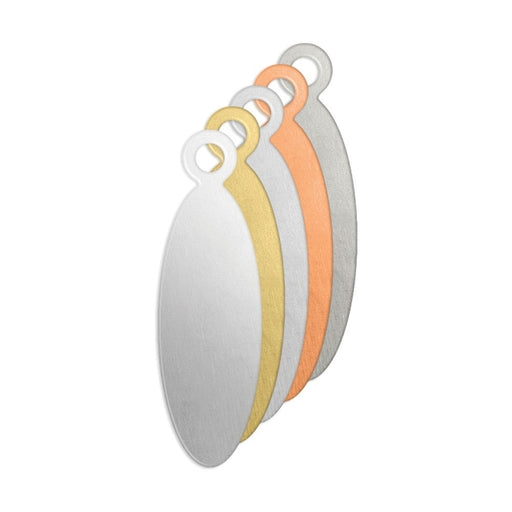 タグ　楕円　約17×6.5mm