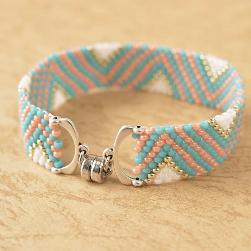 シンバルのビーズエンドを使ったペヨーテブレス