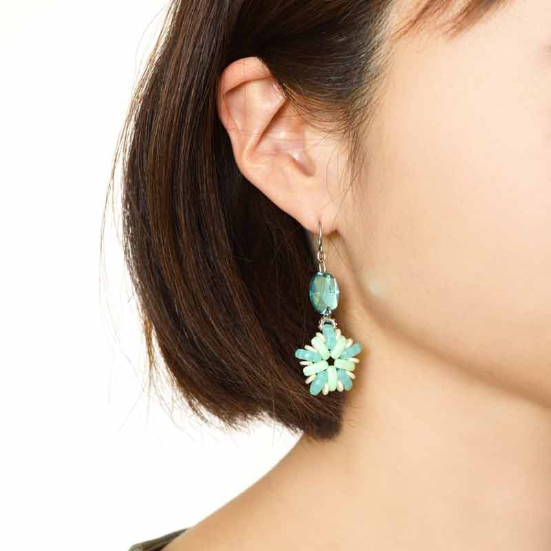 カリビーズのペンタゴンピアス