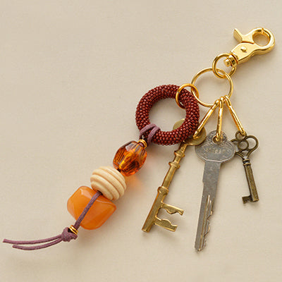 チューブラーペヨーテリングのキーチャーム
