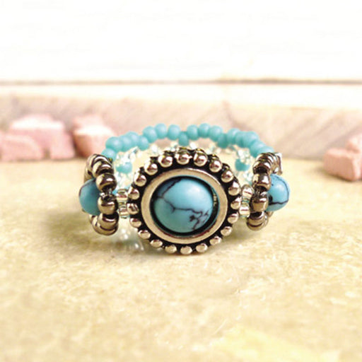No.106　ターコイズ・コネクトリング