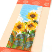 デリカビーズ織りミニ掛け軸キット<向日葵>