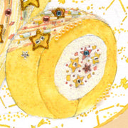 ビーズデコール<七夕のロールケーキ(7月)>