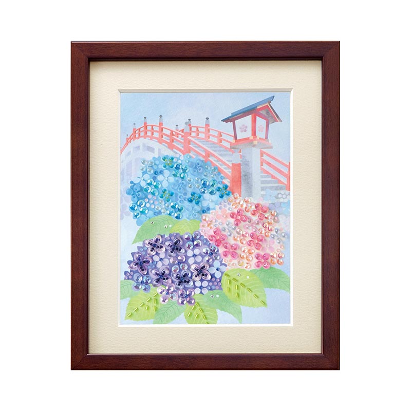 ビーズデコール<紫陽花 (6月)>