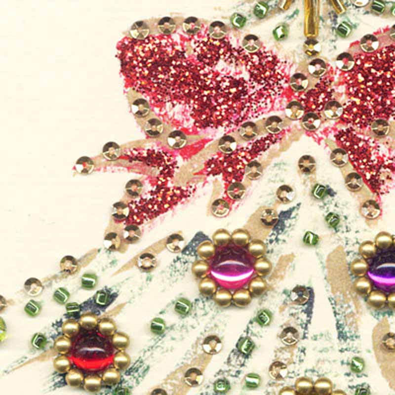 ビーズデコール<クリスマスツリー>
