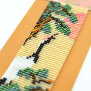 デリカビーズ織りミニ掛け軸キット<鶴>