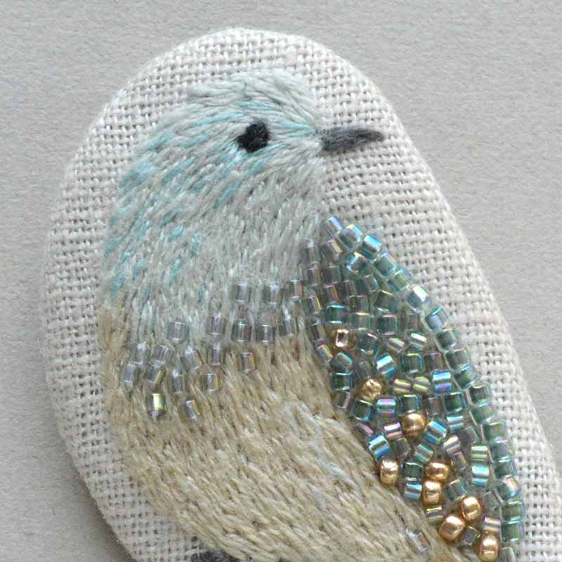 Blue Bird Brooch（青い鳥のブローチ）