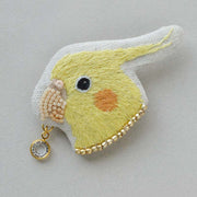 Cockatiel Brooch（オカメインコのブローチ）
