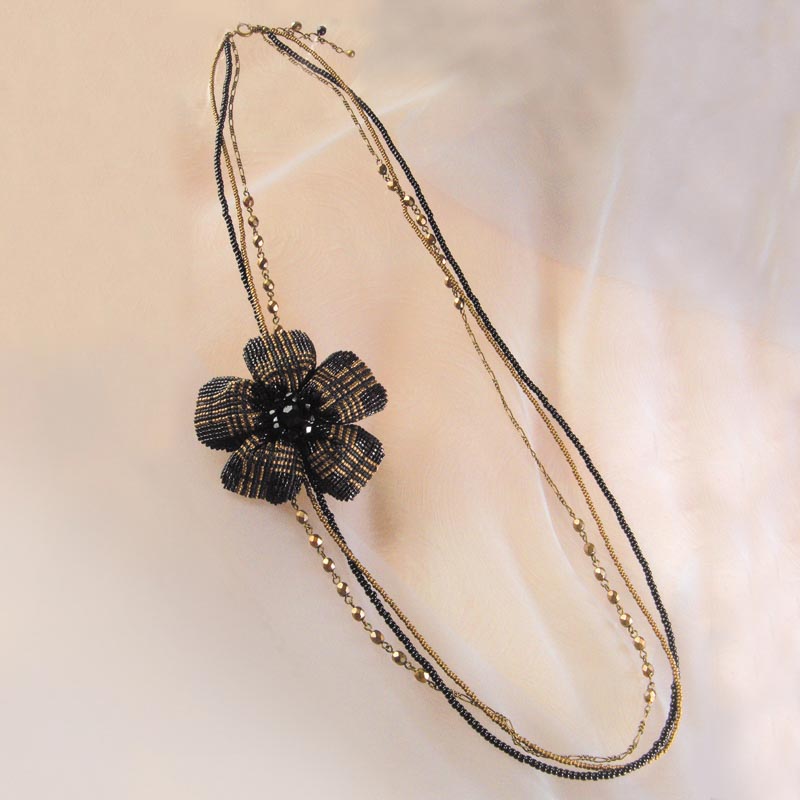 ネックレス材料セット【デリカビーズ織機使用】