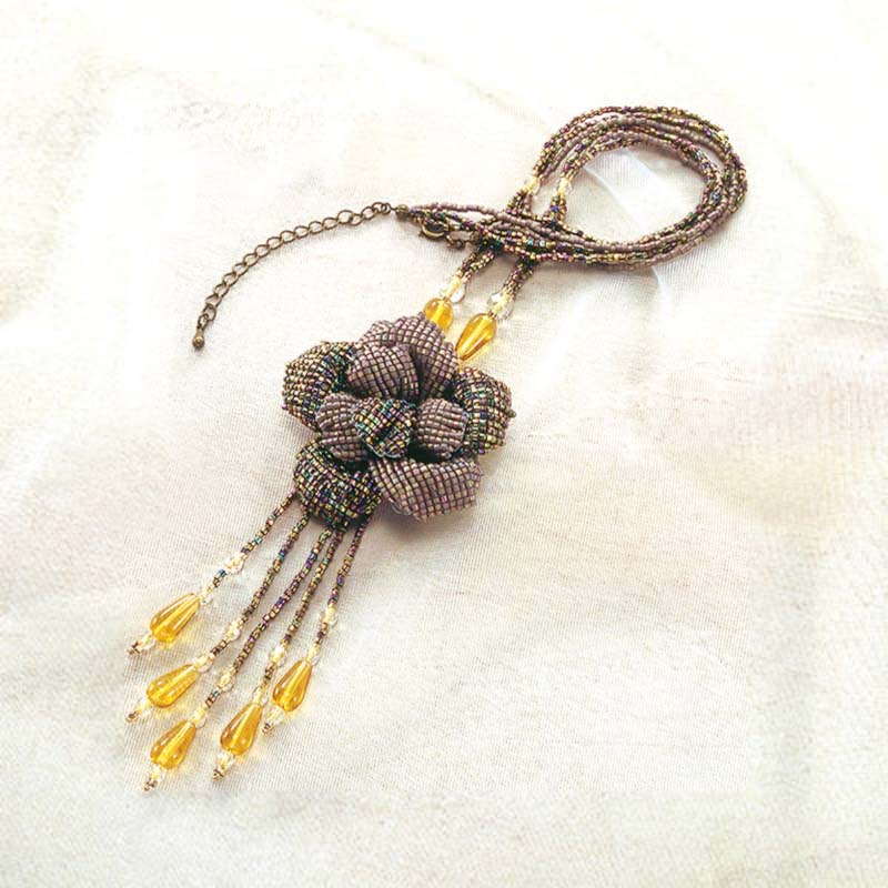 ネックレス材料セット【デリカビーズ織機使用】