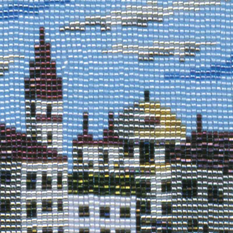 額絵材料セット（ベニス）【デリカビーズ織機使用】額付