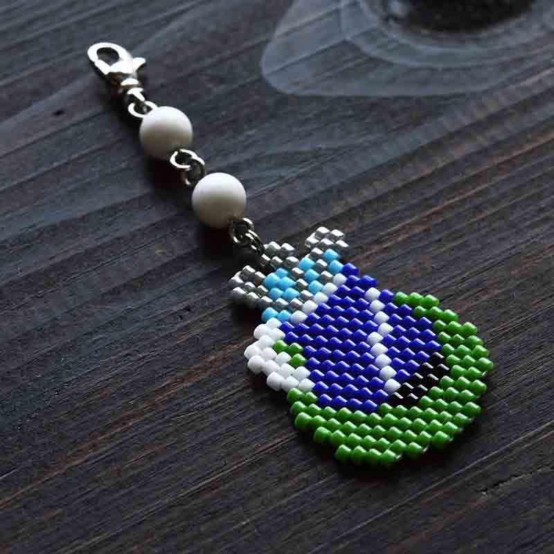 シェイプドステッチで作るゴルフクラブチャーム