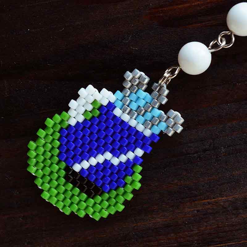 シェイプドステッチで作るゴルフクラブチャーム